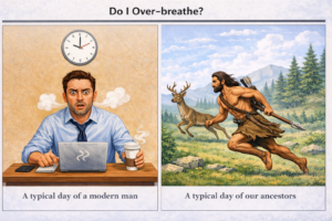Dr. Buteyko discovered that over-breathing or hyperventilation is epidemic. 