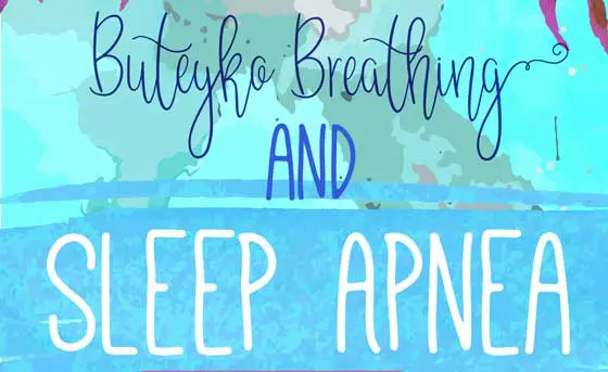 Buteyko breathing and sleep apnea graphic