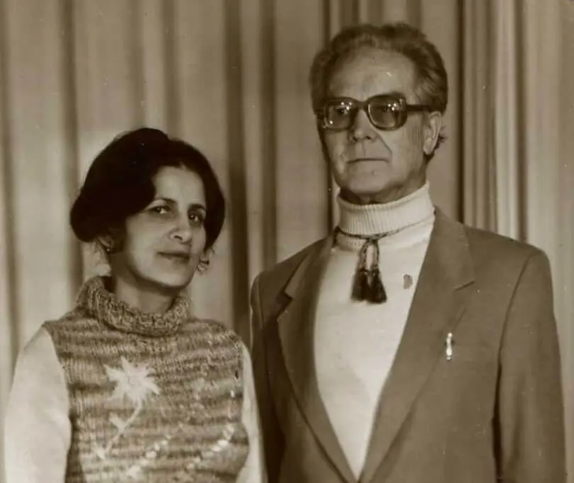 Vintage portrait of an older couple