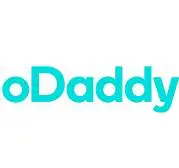 Turquoise GoDaddy logo on white background