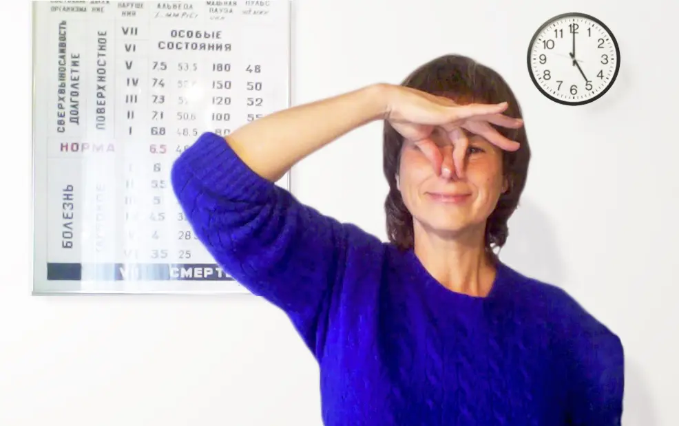 Sasha demonstrates how to measure Control Pause (CP) and Positive Maximum Pause (PMP)