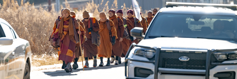 Buteyko perspective on a walk for peace by Buddhist monks
