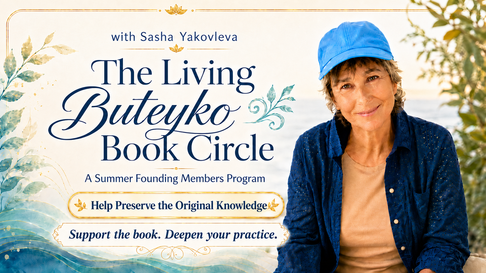 Sasha Yakovleva's book to preserve the Buteyko Breathing method.